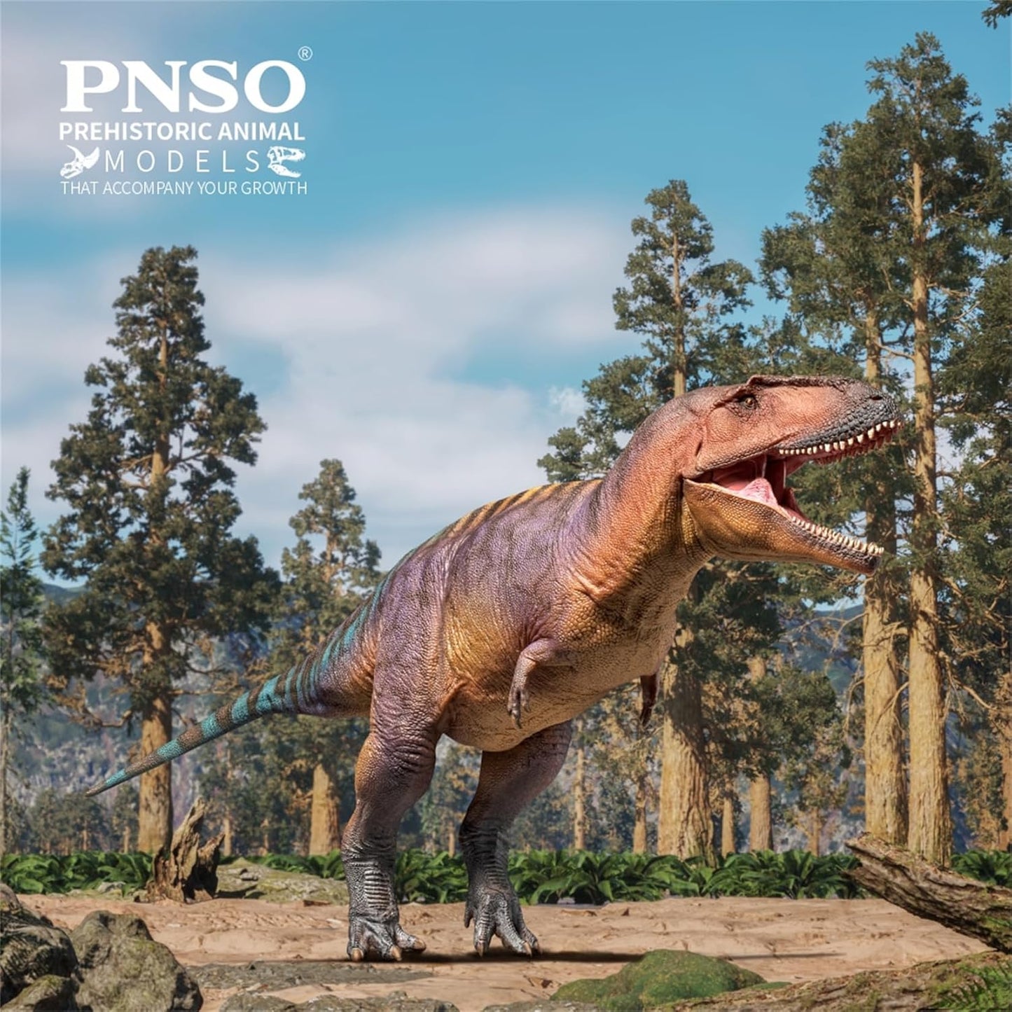PNSO 成長シリーズ 83 ティラノティタン フィギュア 恐竜 32.6cm級 PVC おもちゃ 模型