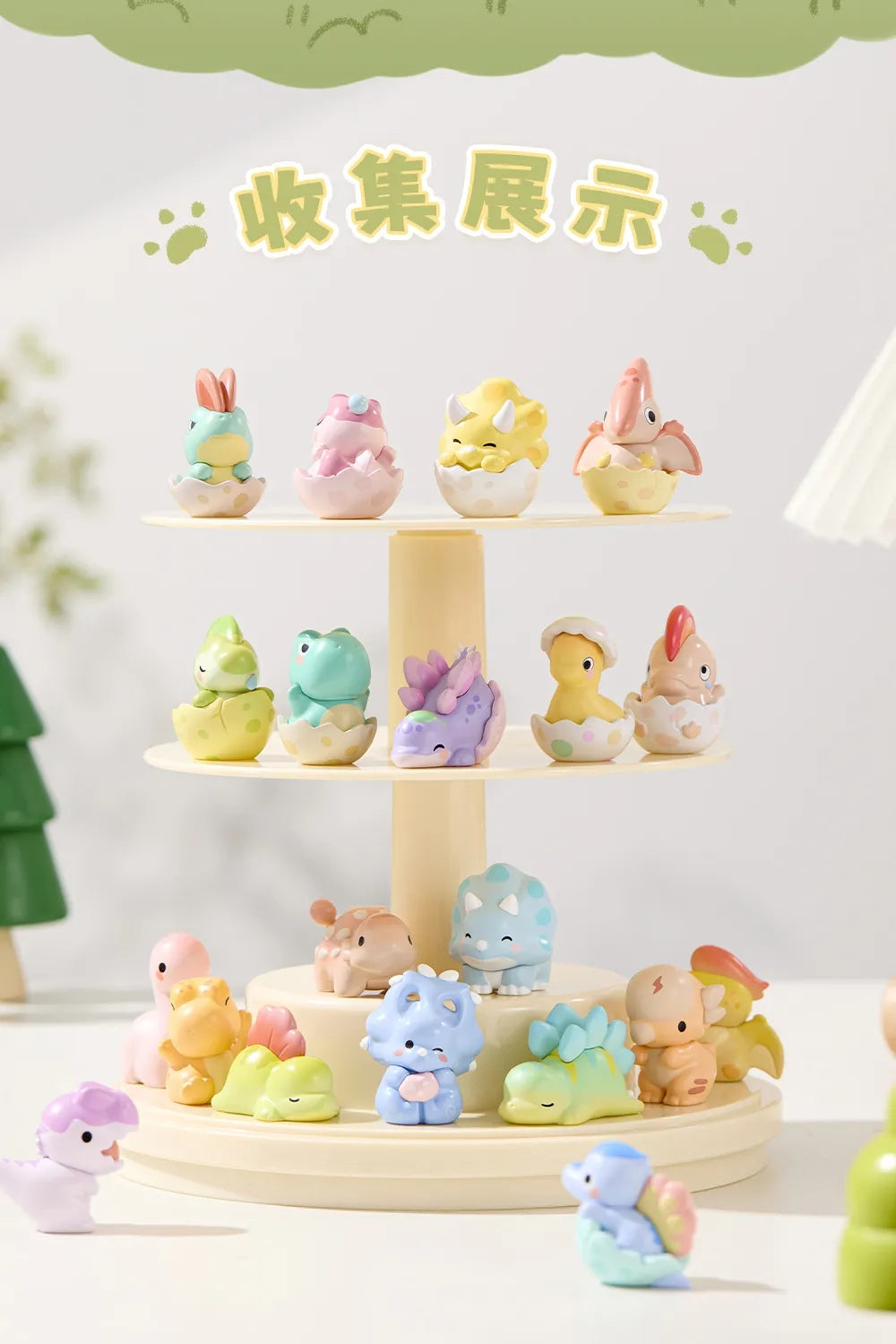 恐竜ミニフィギュア ランダムパック ミニジオラマ デスクトップインテリア かわいい コレクション ギフト