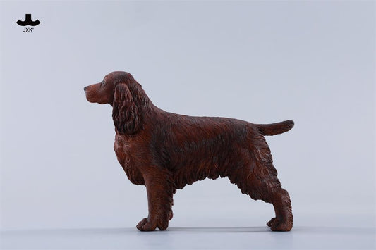 JXK イングリッシュ・コッカー・スパニエル 可愛い 犬 動物 リアル フィギュア 樹脂 プラモデル プレミアム 模型 14.5cm級 動物好き 置物 (JXK276A)