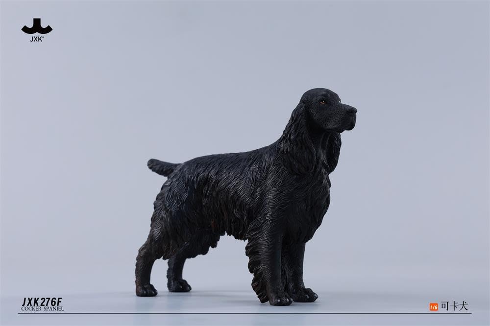 JXK イングリッシュ・コッカー・スパニエル 可愛い 犬 動物 リアル フィギュア 樹脂 プラモデル プレミアム 模型 14.5cm級 動物好き 置物 (JXK276A)