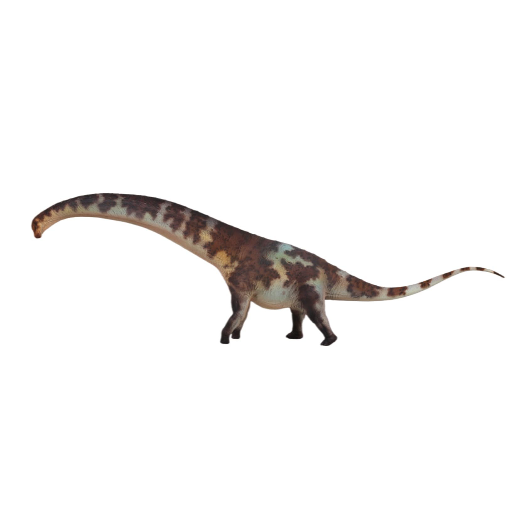 HAOLONGGOOD 1/35 Scale Dread Notus Model Dinosaur Figure, Total Length: Approx. 27.6 inches (70 cm), Large Size, Realistic, Dragon Legs, Titanosaurus, Model, Plastic Model, Finished Product (Green