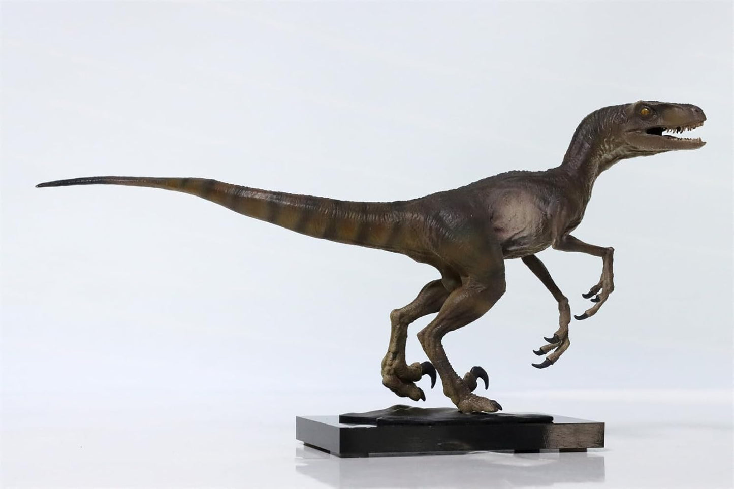 DINO DREAM ヴェロキラプトル 恐竜 肉食 リアル フィギュア PVC プラモデル おもちゃ 模型 プレゼント プレミアム 20cm級 オリジナル スタチュー 塗装済 完商品の画像