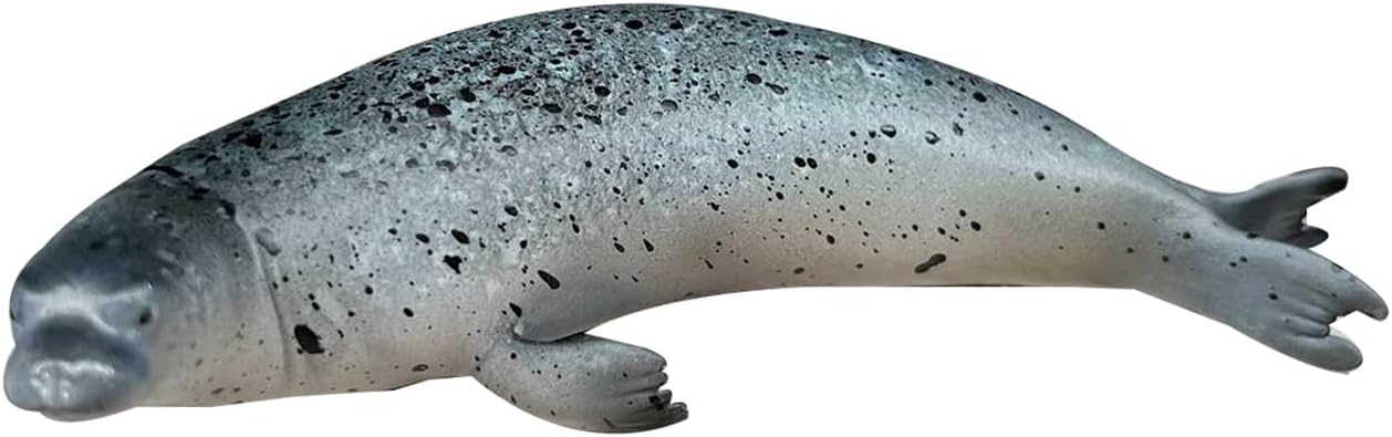 BACALYSO | ALEX STUDIO Sea Sea Seal, Mammal, Carnivore, Seal, Coat, Seal, Resin, Painted, Cute, Realistic Animal, Plastic Model, Toy Figurine, Figurine (No Pedestal, 1/15)