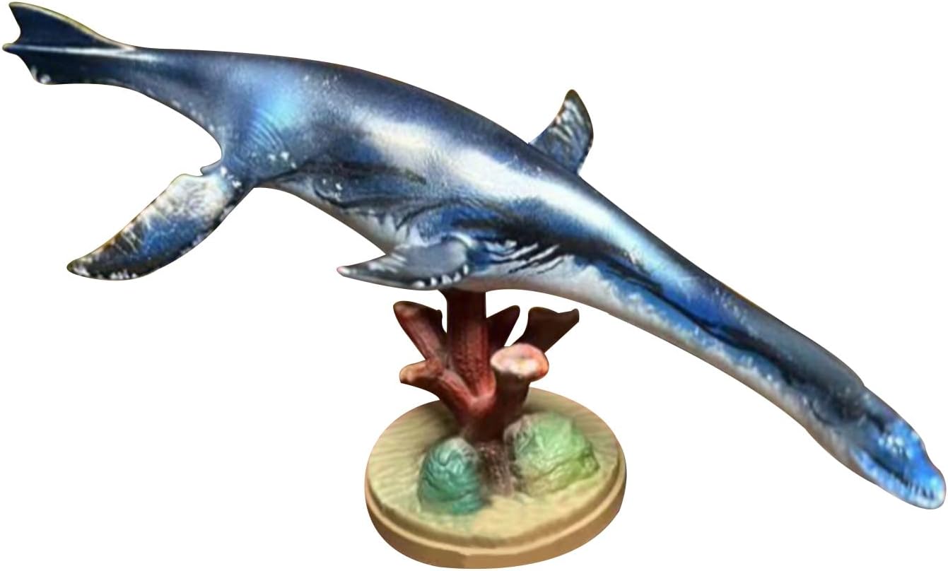 BACALYSO | ALEX STUDIO 1/72 Scale, Chief Dragon Figure, 5.9 inches (15 cm), Jurassic Extinct Species, Aquatic Reptile, Dinosaur, Resin, Painted Statue, Cute, Realistic Animal, Plastic Model, Toy,