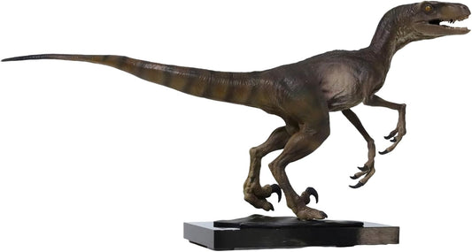 DINO DREAM ヴェロキラプトル 恐竜 肉食 リアル フィギュア PVC プラモデル おもちゃ 模型 プレゼント プレミアム 20cm級 オリジナル スタチュー 塗装済 完商品の画像