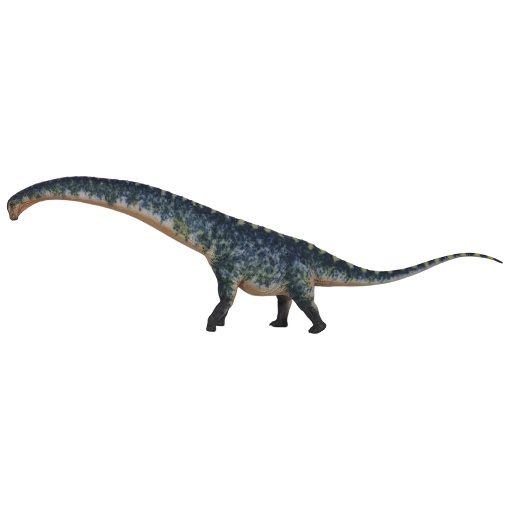 HAOLONGGOOD 1/35 Scale Dread Notus Model Dinosaur Figure, Total Length: Approx. 27.6 inches (70 cm), Large Size, Realistic, Dragon Legs, Titanosaurus, Model, Plastic Model, Finished Product (Green