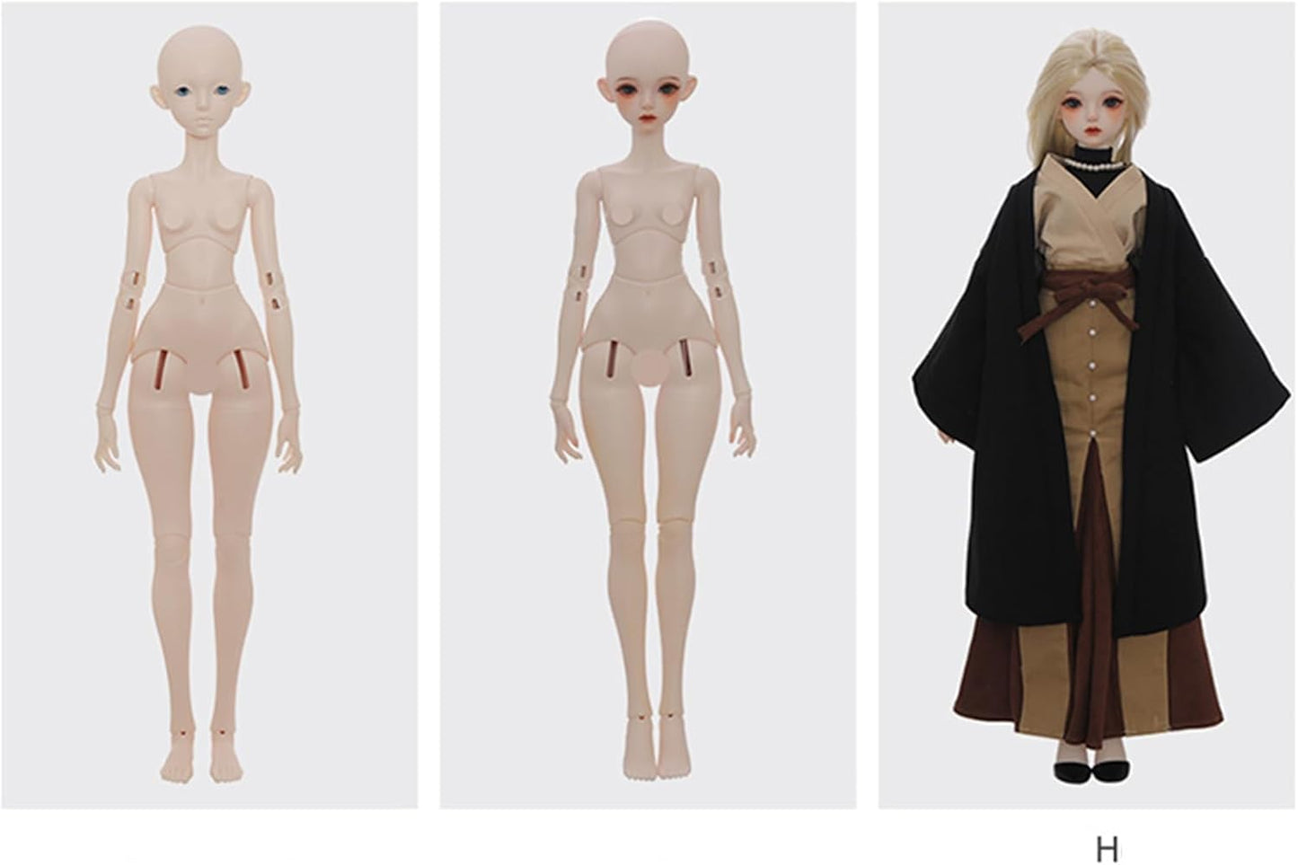 BACALYSO | shuga fairy 1/4 スケール 球体関節人形 女 Celia セリア 中華風 浴衣 BJDドール 可動 フィギュア 身長44CM メイク済み 仮装でき 可愛い 樹脂 服セット (洋服セット)