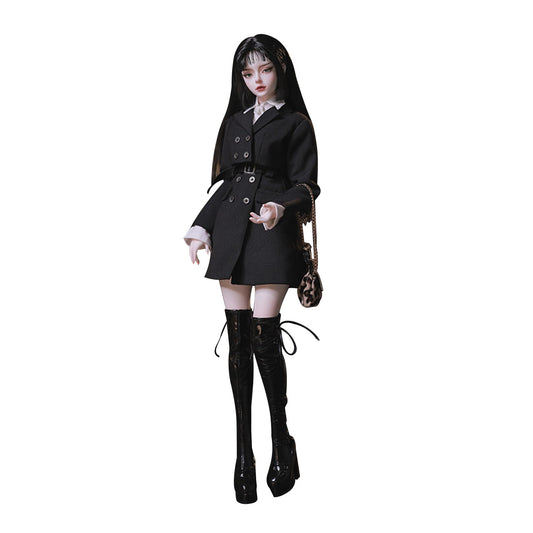 BACALYSO | shuga fairy 1/4 スケール 球体関節人形 女 Anubis 貴族少女 BJDドール 可動 フィギュア 身長44CM メイク済み 仮装でき プリンセス ドレス 可愛い 樹脂 洋服セット 誕生日 プレゼント (素体（化粧済み）)