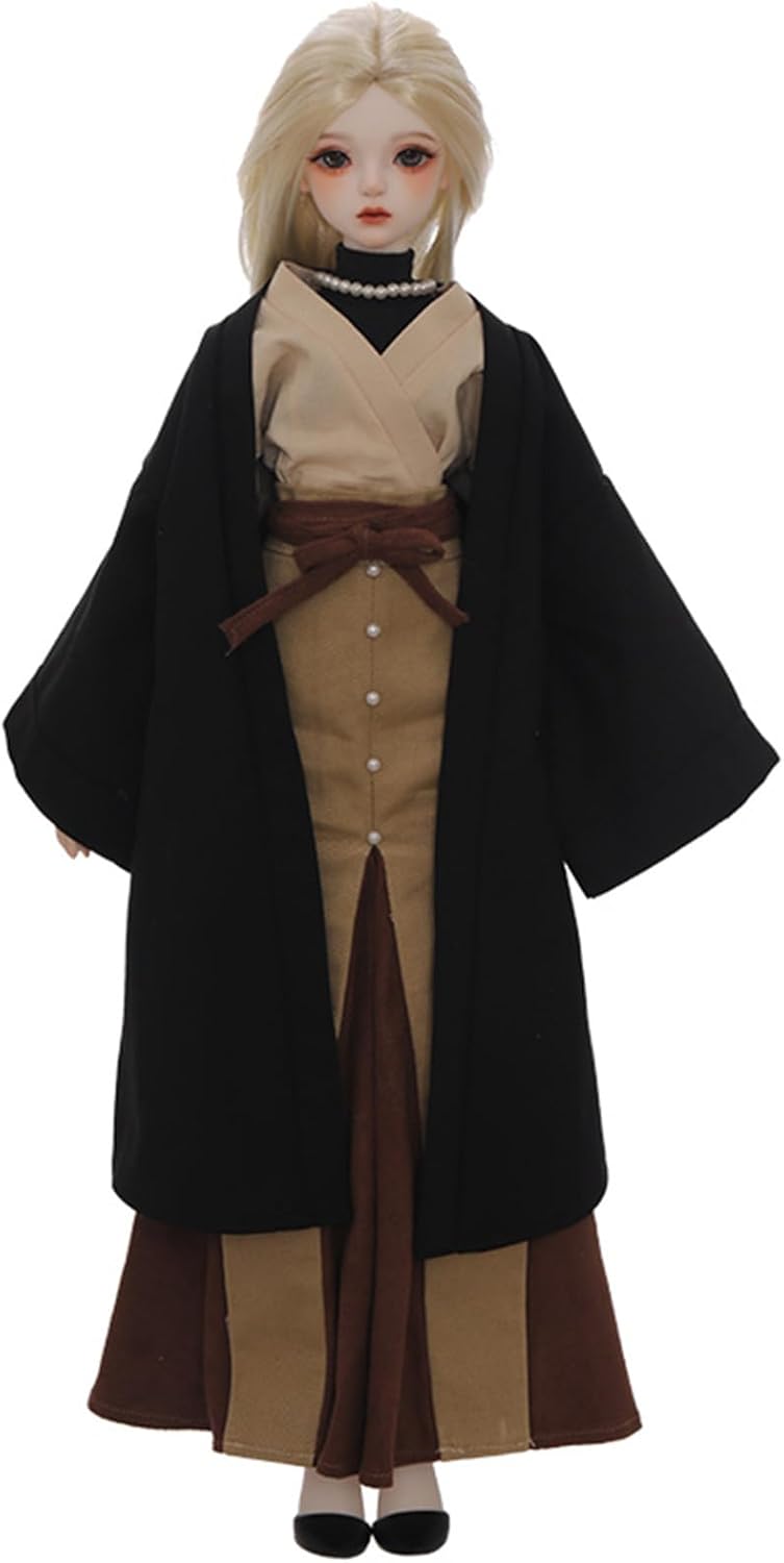 BACALYSO | shuga fairy 1/4 スケール 球体関節人形 女 Celia セリア 中華風 浴衣 BJDドール 可動 フィギュア 身長44CM メイク済み 仮装でき 可愛い 樹脂 服セット (洋服セット)