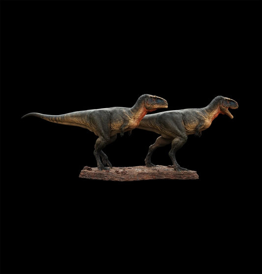 SHOWANNA 1/35スケール スペクトロベナトル アベリサウルス科 獣脚類 恐竜 白亜紀 リアル フィギュア級 樹脂 プラモデル 模型 スタチュー 台座付き (塗装済み, 1/15) [並行輸入品]