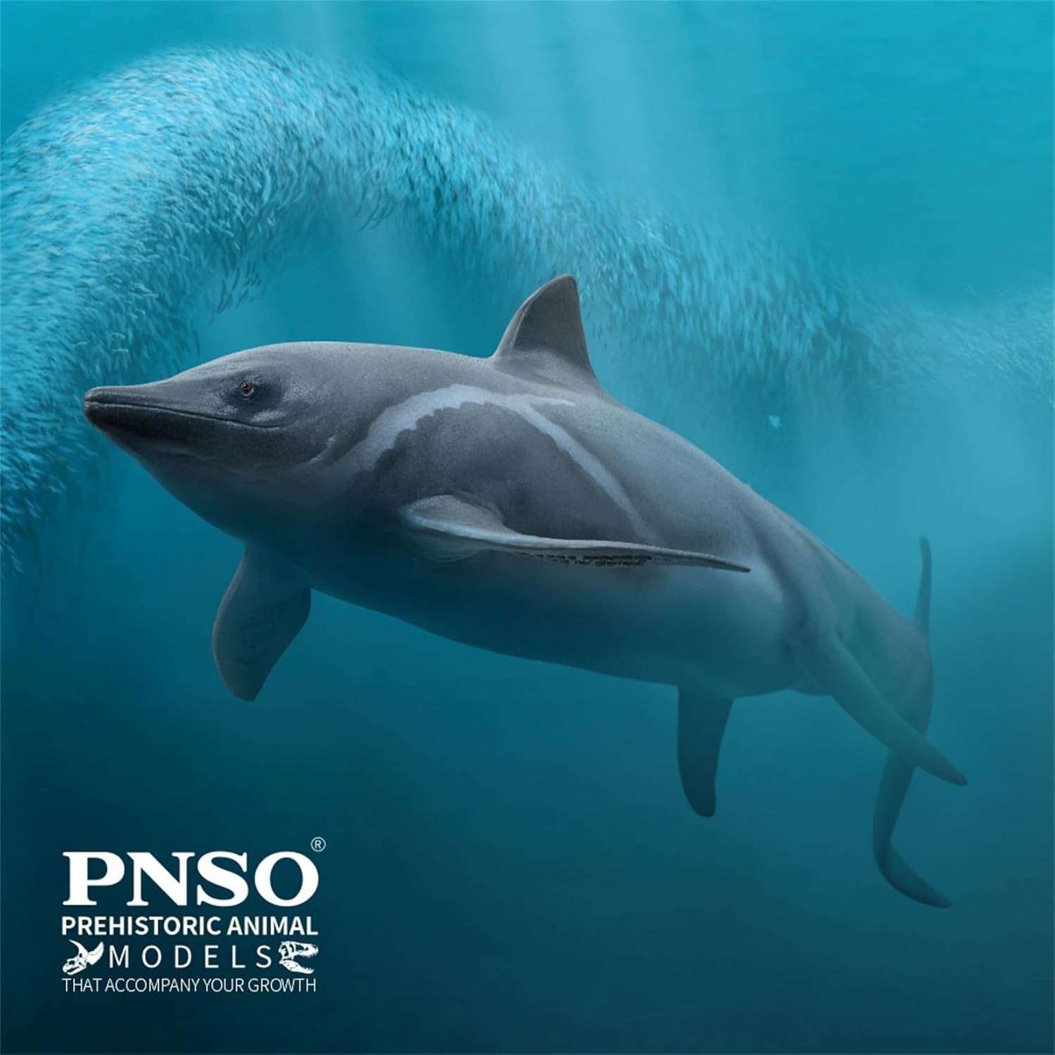 PNSO 成長シリーズ 92 魚竜 グアンリンゴサウルス フィギュア シャスタサウルス 三畳紀 28.3cm級 恐竜 PVC おもちゃ 模型