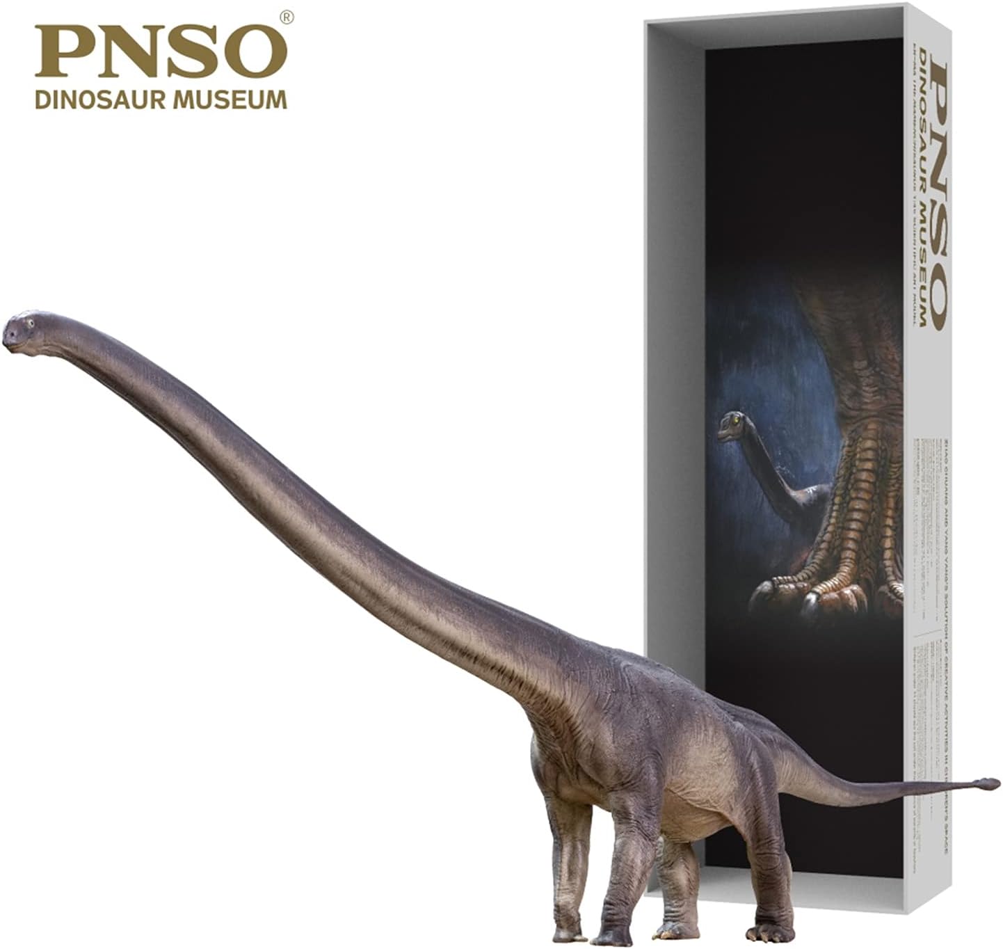 PNSO 恐竜博物館 1/45 サイズ マメンチサウルス 恐竜 フィギュア プラモデル おもちゃ 模型 PVC 48cm級