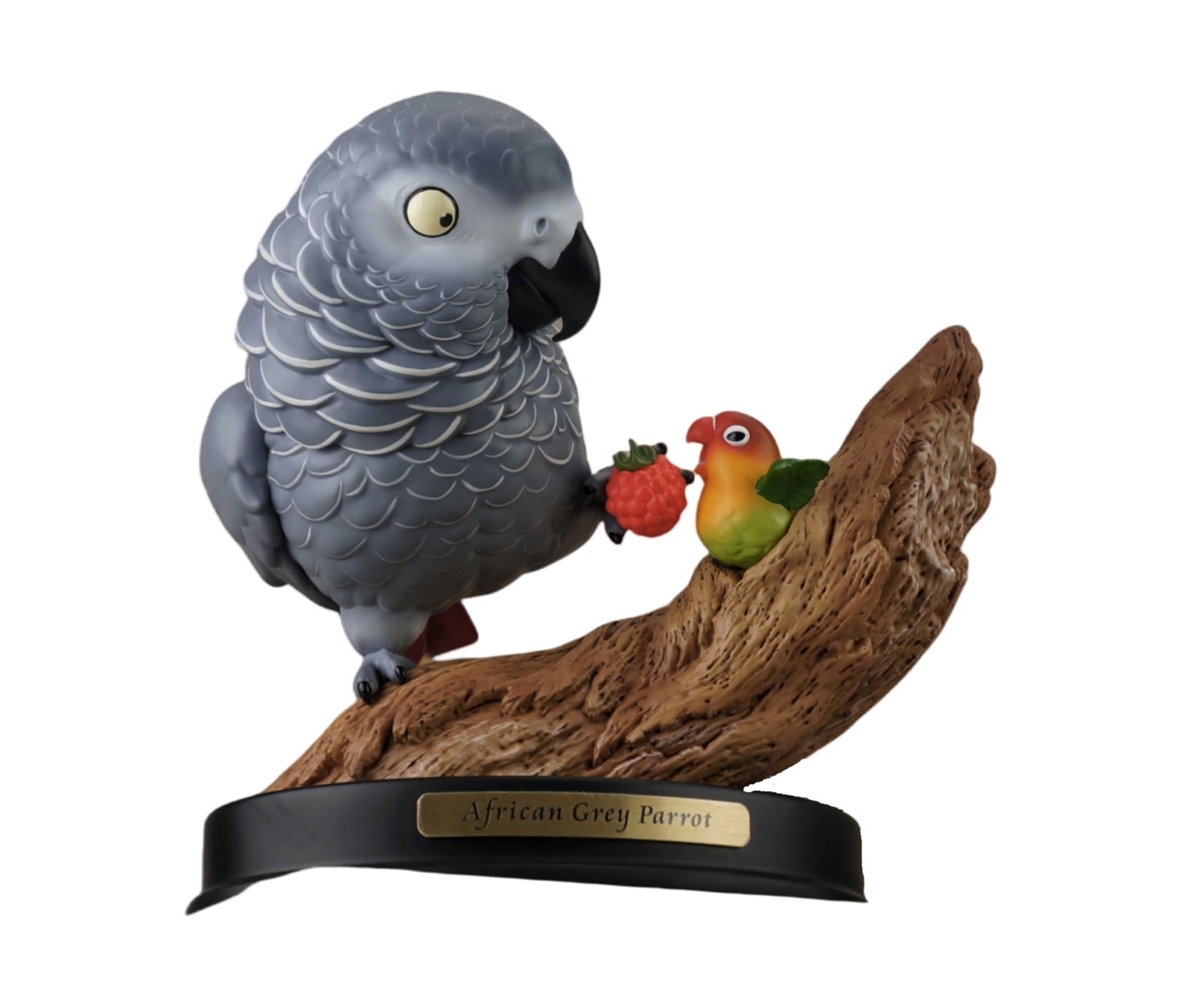 博物志 群鸚薈萃 情景セット オウム 鸚鵡 フィギュア 高さ20cm オオバタン インコ科 鳥 動物 コレクター 樹脂 リアル プラモデル おもちゃ プレミアム 模型 置物 装飾 (キバタン)