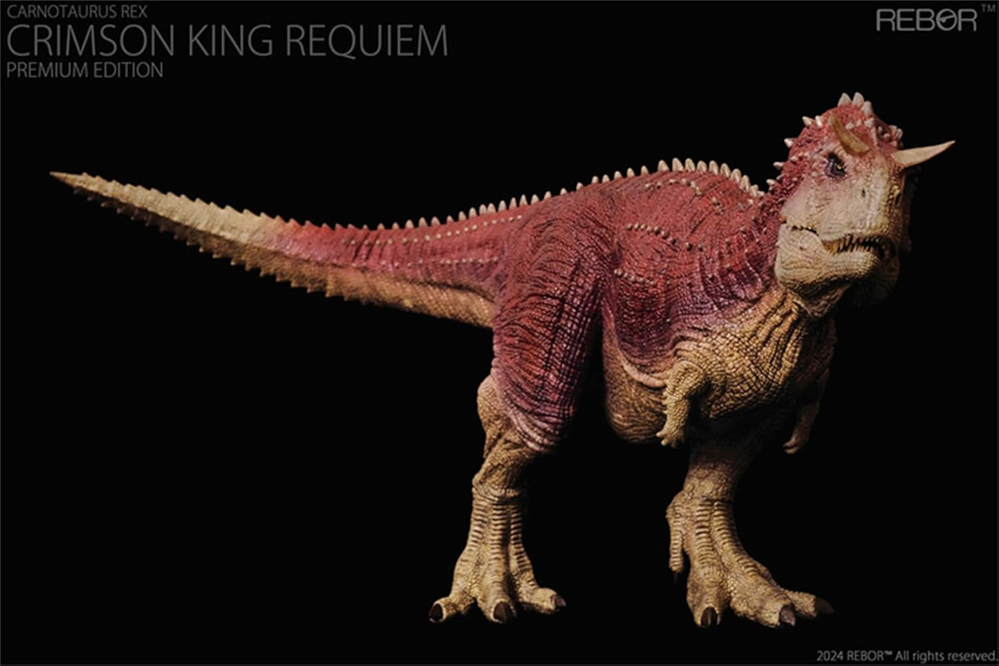 Rebor カルノタウルス Carnotaurus エクリキシナトサウルス Ekrixinatosaurus 恐竜 アベリサウルス科 フィギュア プラモデル おもちゃ 模型 リアル 樹脂 プレゼント プレミアム 41cm級 オリジナル 塗装済 完成品 (カルノタウルス)