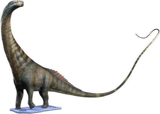 DINO DREAM 1/30 サイズ ティタノサウルス 白亜紀 ティタノサウルス類 竜脚類 植物食 恐竜 69cm級 フィギュア 樹脂 プラモデル 模型 シーン 情景セット 塗装済 台座付き