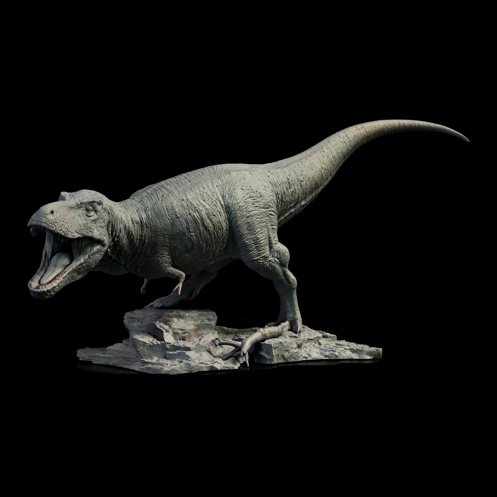 Vikas Prajapat ティラノサウルス フィギュア ガレキ 塗装指定可 Tレックス T-REX 獣脚類 恐竜 模型 白亜紀 情景セット プラモデル 大人おもちゃ プレゼント (1/10塗装済み) [並行輸入品]
