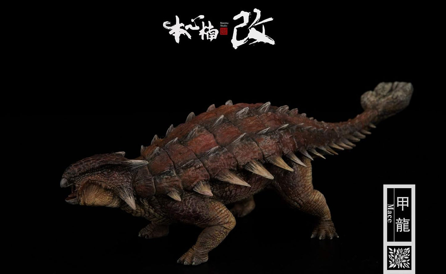 Nanmu 本心楠改 1/35 サイズ アンキロサウルス Mace  恐竜 リアル フィギュア PVC プラモデル プレミアム 大人のおもちゃ 模型 24cm級