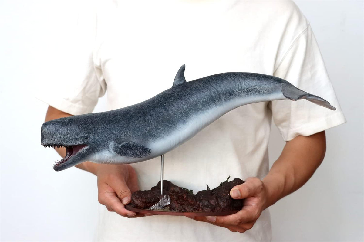 1/35 Scale Leviatan Merbilley, Whale, Statue, Resin Model, Sea Animal, Realistic Figure, Plastic Model, Garage, Kit, Adult Toy Object, 17.7 inches (45 cm), Grade with Base (Painted)
