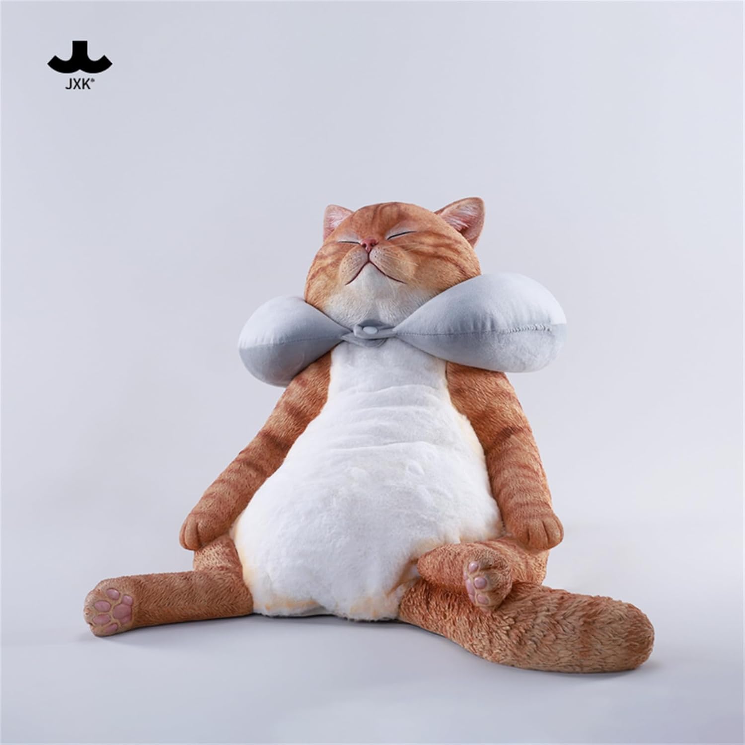 JXK 猫 お昼寝中の猫 ねむねこ 可愛い ネコ 動物 リアル フィギュア 樹脂 プラモデル 模型 47cm級 完成品 ネコ好き 置物 (JXK287A)