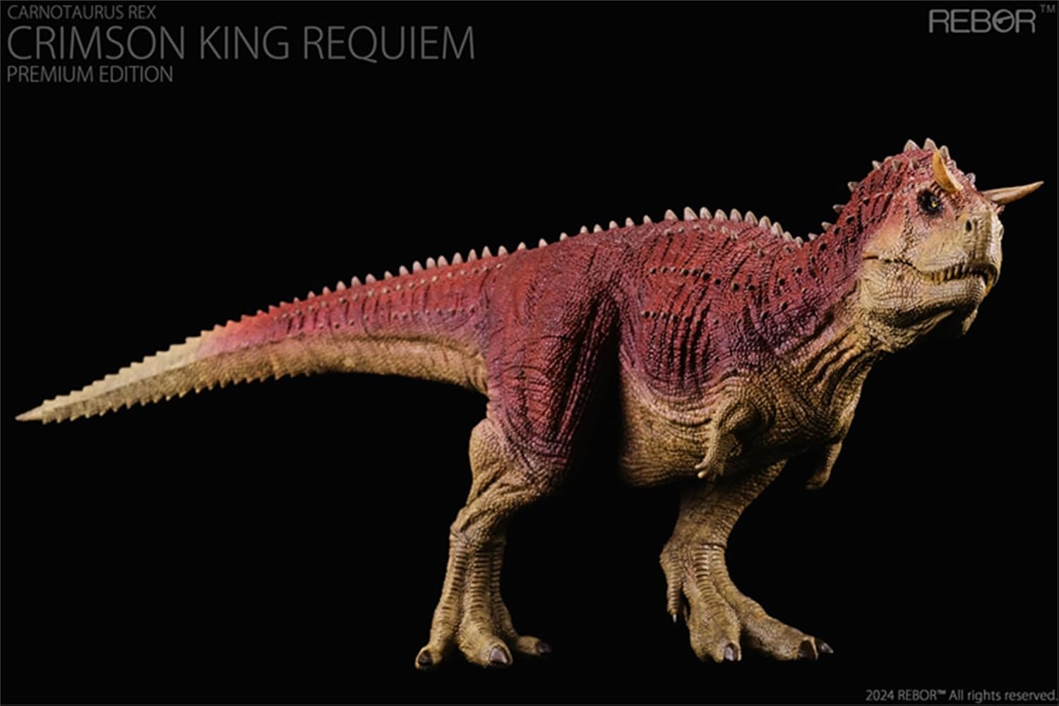 Rebor カルノタウルス Carnotaurus エクリキシナトサウルス Ekrixinatosaurus 恐竜 アベリサウルス科 フィギュア プラモデル おもちゃ 模型 リアル 樹脂 プレゼント プレミアム 41cm級 オリジナル 塗装済 完成品 (カルノタウルス)