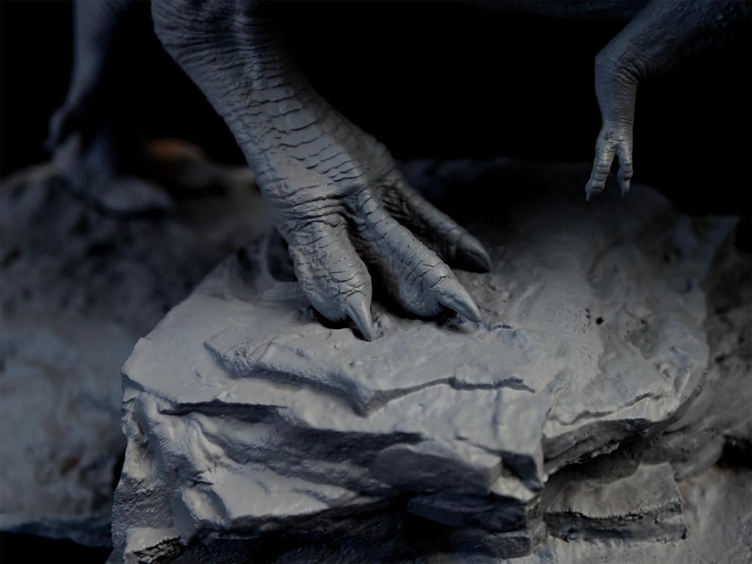 Vikas Prajapat ティラノサウルス フィギュア ガレキ 塗装指定可 Tレックス T-REX 獣脚類 恐竜 模型 白亜紀 情景セット プラモデル 大人おもちゃ プレゼント (1/10塗装済み) [並行輸入品]