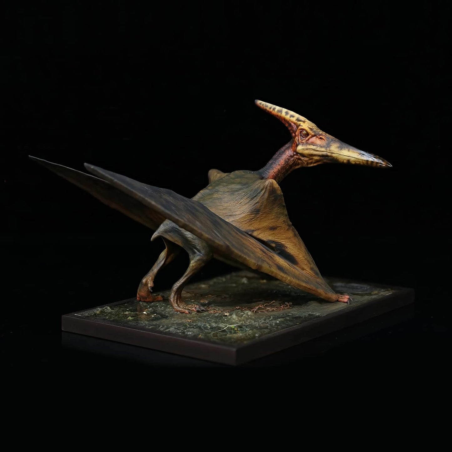 DINO DREAM 1/15 サイズ プテラノドン 翼竜 恐竜 白亜紀 歯のない翼 24.4cm級 リアル フィギュア 樹脂 プラモデル 大人のおもちゃ 模型 プレゼント プレミアム オリジナル スタチュー 塗装済 完成品 置物 台座付き
