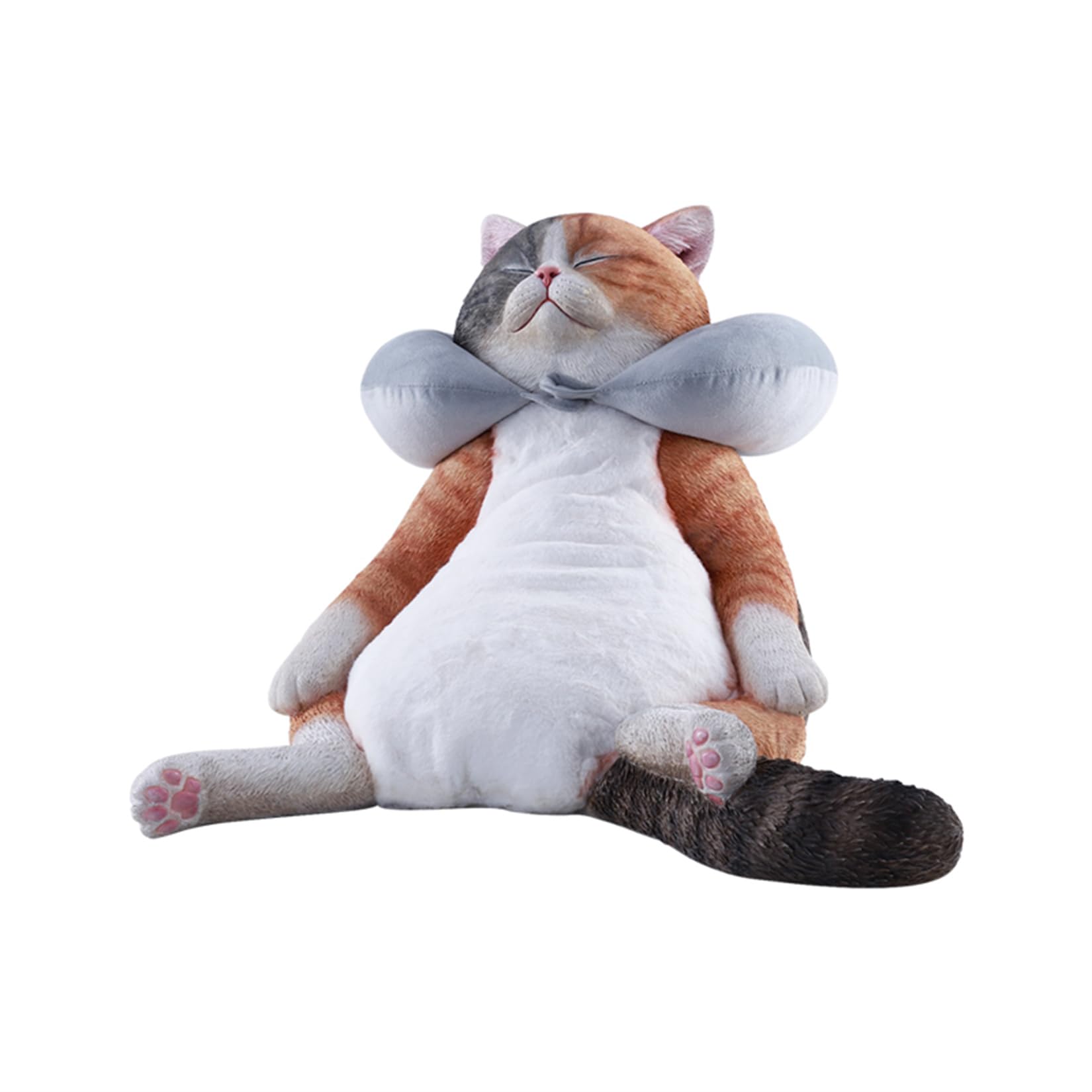 JXK 猫 お昼寝中の猫 ねむねこ 可愛い ネコ 動物 リアル フィギュア 樹脂 プラモデル 模型 47cm級 完成品 ネコ好き 置物 (JXK287A)