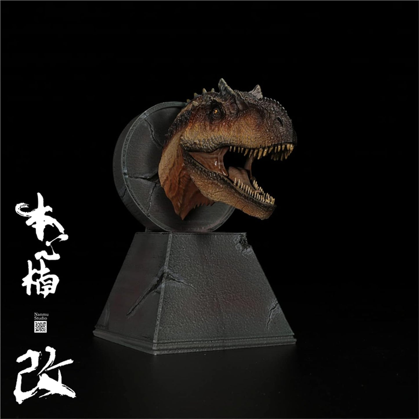 Nanmu 本心楠改 アロサウルス 恐竜 彫刻