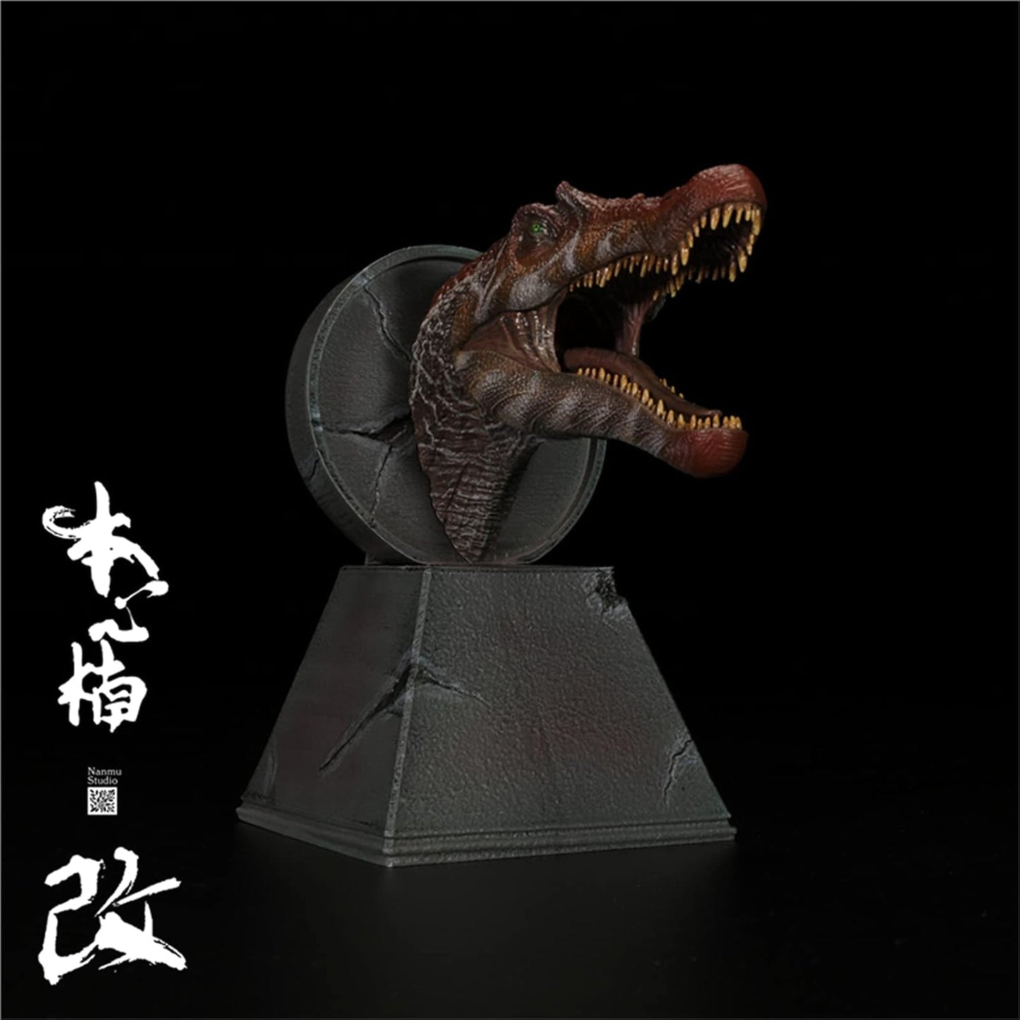 Nanmu 本心楠改 スピノサウルス 恐竜 彫刻