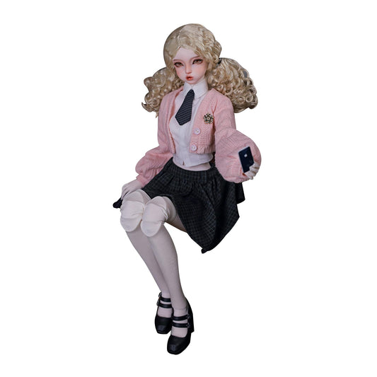 BACALYSO | shuga fairy 1/3 スケール 球体関節人形 女 Xaria アメリカン貴族学院風 少女 BJDドール 可動 フィギュア 身長60.5CM メイク済み 仮装でき プリンセス ドレス 可愛い 樹脂 洋服セット プレゼント (素体（化粧済み）)
