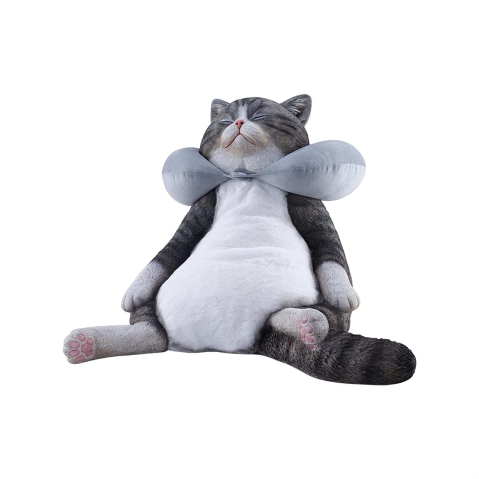 JXK 猫 お昼寝中の猫 ねむねこ 可愛い ネコ 動物 リアル フィギュア 樹脂 プラモデル 模型 47cm級 完成品 ネコ好き 置物 (JXK287A)