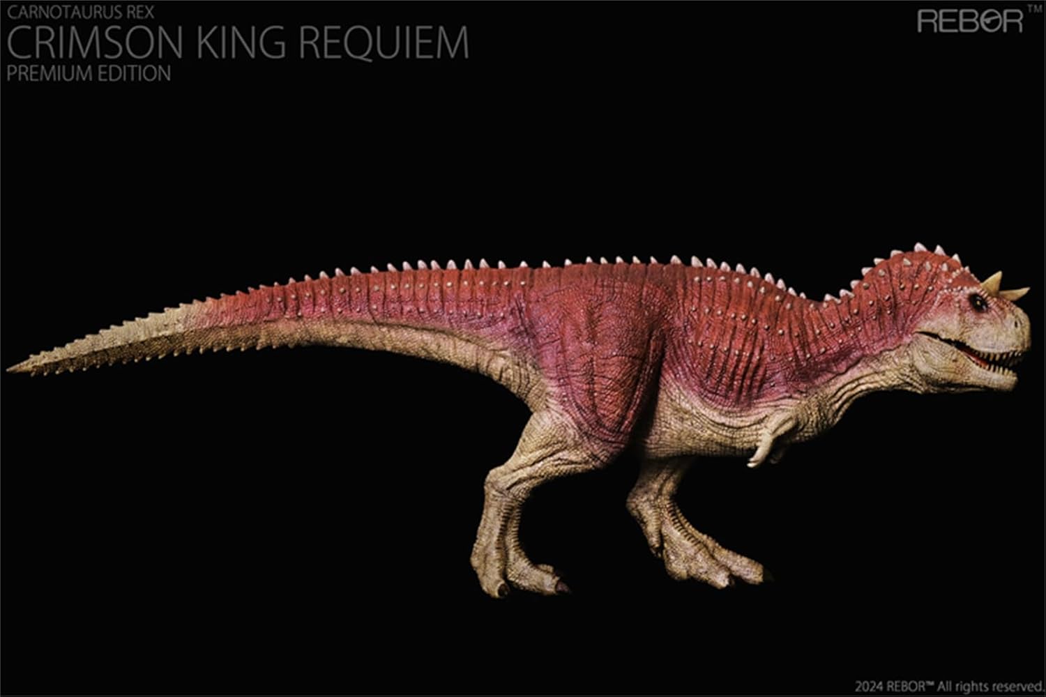 Rebor カルノタウルス Carnotaurus エクリキシナトサウルス Ekrixinatosaurus 恐竜 アベリサウルス科 フィギュア プラモデル おもちゃ 模型 リアル 樹脂 プレゼント プレミアム 41cm級 オリジナル 塗装済 完成品 (カルノタウルス)