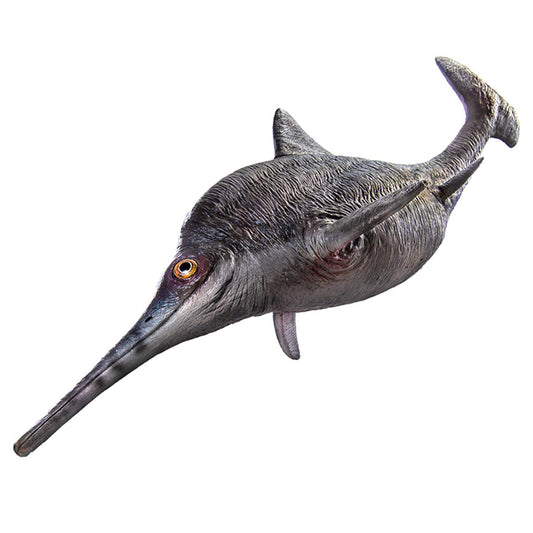 PNSO オフタルモサウルス 大きい目 魚竜 Ophthalmosaurus 水棲爬虫類 恐竜 リアル 海洋動物フィギュア PVC プラモデル 大人 おもちゃ 模型 プレゼント プレミアム 48cm級 オリジナルBOX 台座付き 塗装済 完成品