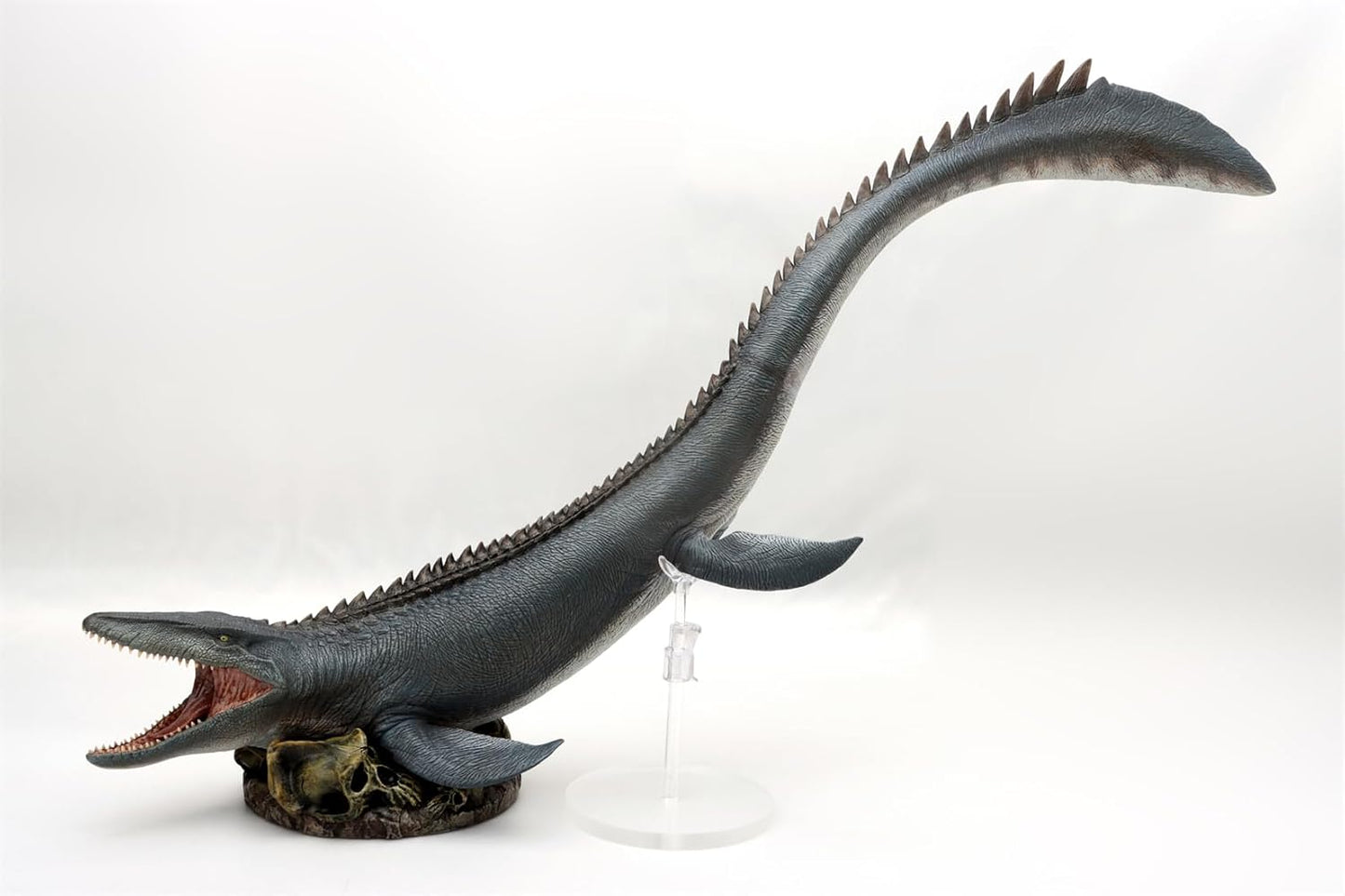 Nanmu 本心楠改 1/35 サイズ モササウルス 新しい台座 スタンド付き Lord of Abyss 2.0 65cm級 大きい 塗装済 恐竜 フィギュア PVC モデル 模型 プラモデル