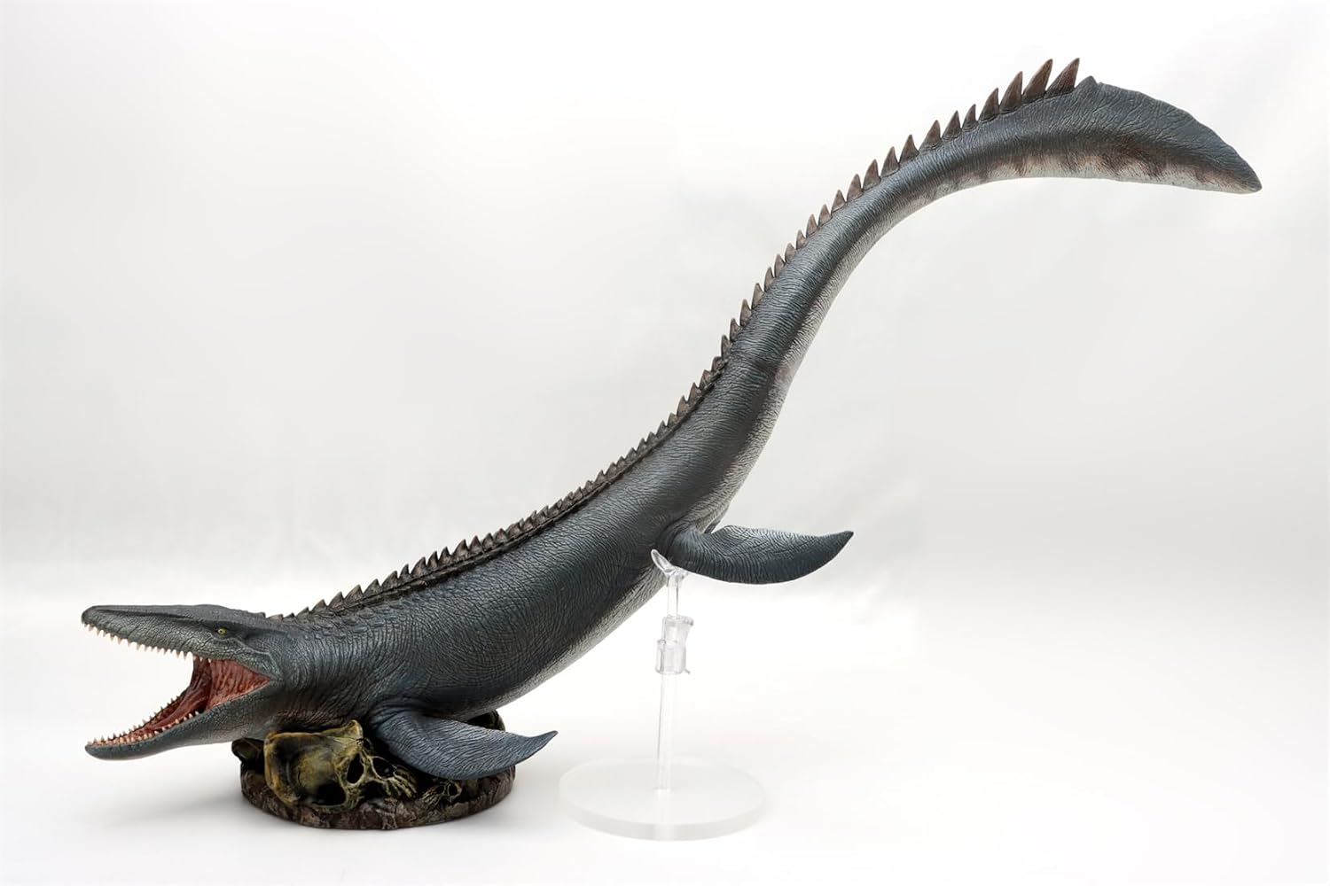 Nanmu 本心楠改 1/35 サイズ モササウルス 新しい台座 スタンド付き Lord of Abyss 2.0 65cm級 大きい 塗装済 恐竜 フィギュア PVC モデル 模型 プラモデル