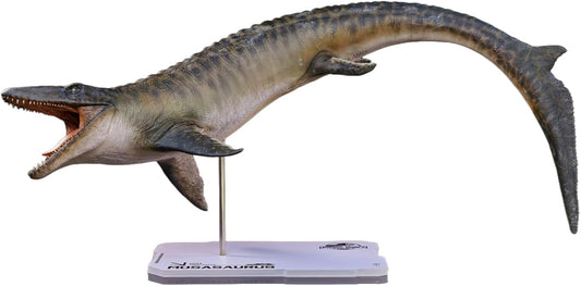 DINO DREAM 1/30 サイズ モササウルス 水生有鱗目 白亜紀 モササウルス科 恐竜 大きい65cm級 フィギュア 樹脂 プラモデル 模型 シーン 情景セット 塗装済 台座付き