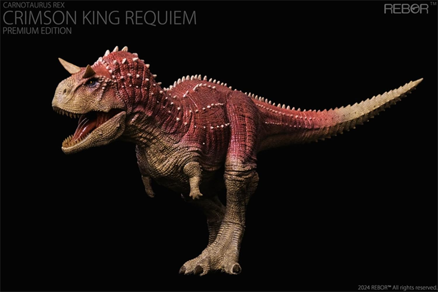 Rebor カルノタウルス Carnotaurus エクリキシナトサウルス Ekrixinatosaurus 恐竜 アベリサウルス科 フィギュア プラモデル おもちゃ 模型 リアル 樹脂 プレゼント プレミアム 41cm級 オリジナル 塗装済 完成品 (カルノタウルス)