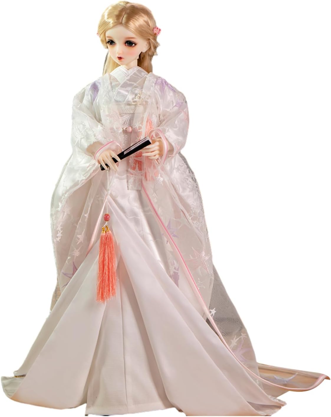 蘭亭集夢 1/3 1/4 スケール BJD 人形服 和風 紗 羽織 花嫁 白無垢 着物 姸姿 女の子 晴れ着 10点セット 振袖 和柄 人形服 着せ替え 服 仮装 服セット