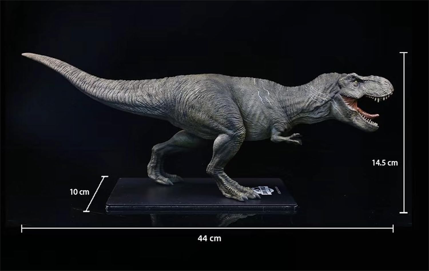 DINO DREAM 限定版 1/30 サイズ ティラノサウルスVSテリジノサウルス フィギュア 最終決戦セット Tレックス Ｔ-REX 44cm級 白亜紀 獣脚類 情景セット 大きい 肉食 恐竜 台座付け リアル 樹脂 プラモデル 模型 塗装済 置物