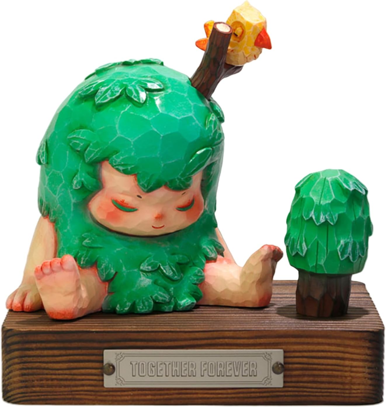 森 フィギュア 10CM級 人形 樹脂 塗装済 可愛い リアル 完成品 動物 プラモデル おもちゃ 模型 動物好き (グリーン)