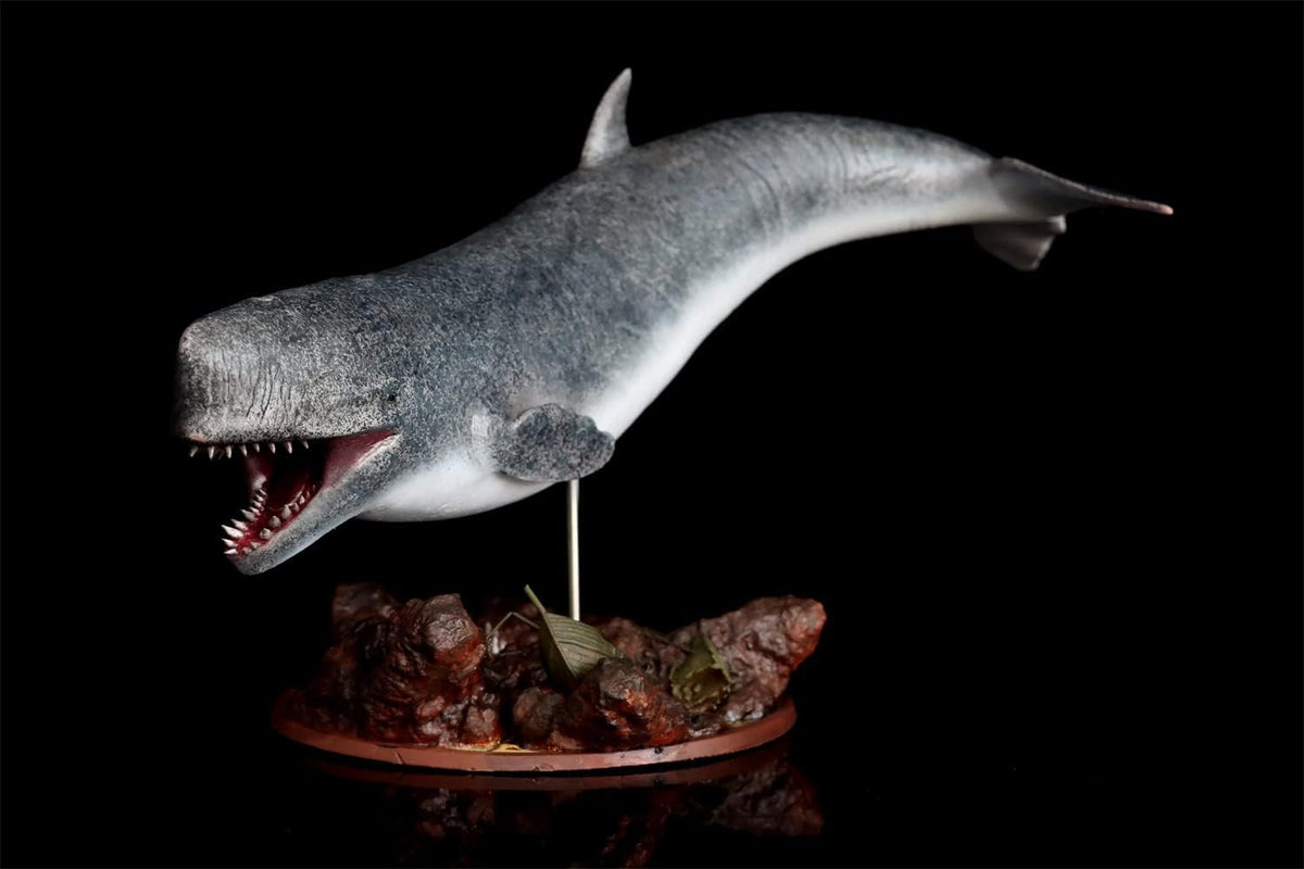 1/35 Scale Leviatan Merbilley, Whale, Statue, Resin Model, Sea Animal, Realistic Figure, Plastic Model, Garage, Kit, Adult Toy Object, 17.7 inches (45 cm), Grade with Base (Painted)
