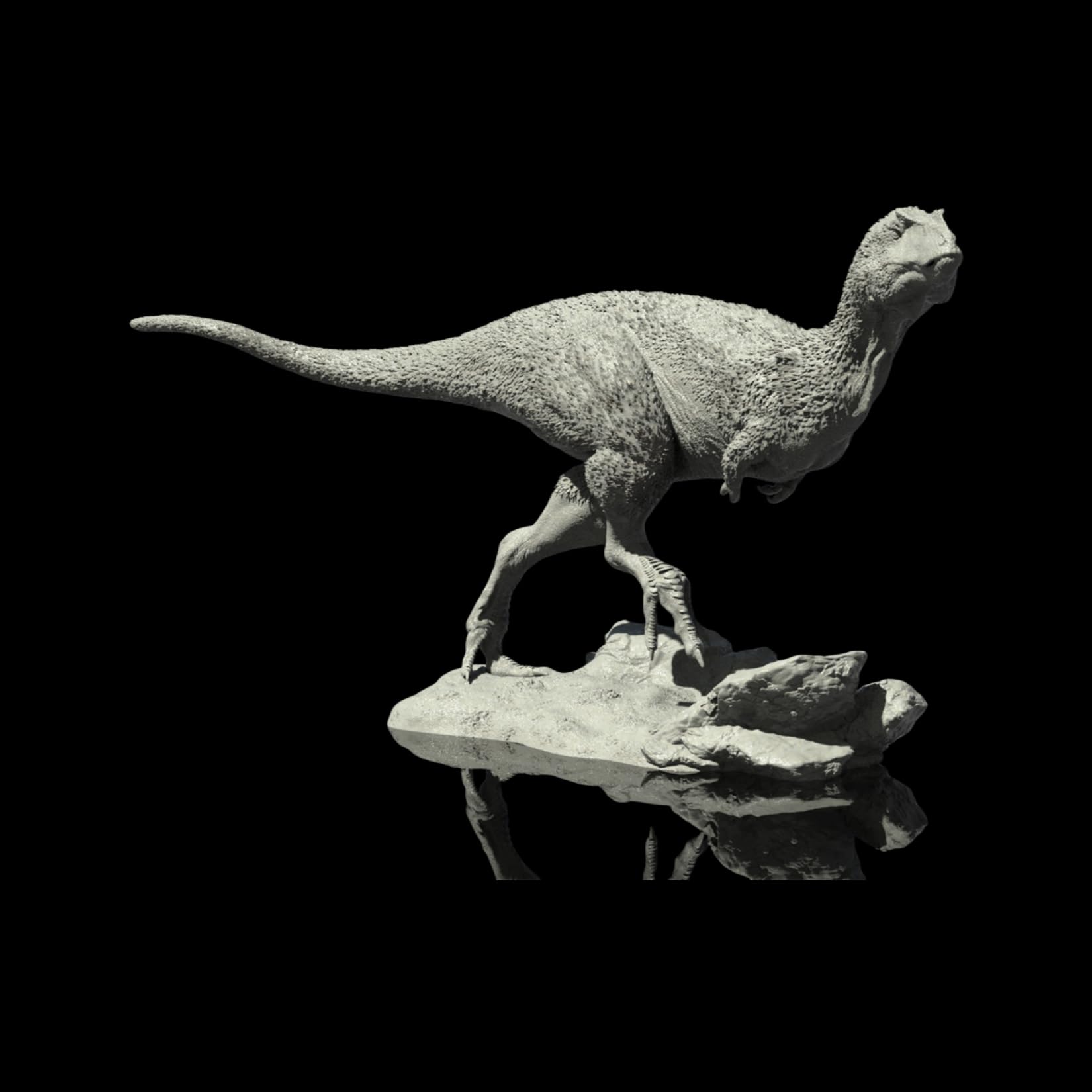 LANATIMESHOP 1/35 サイズ アリオラムス フィギュア 白亜紀 台座付き