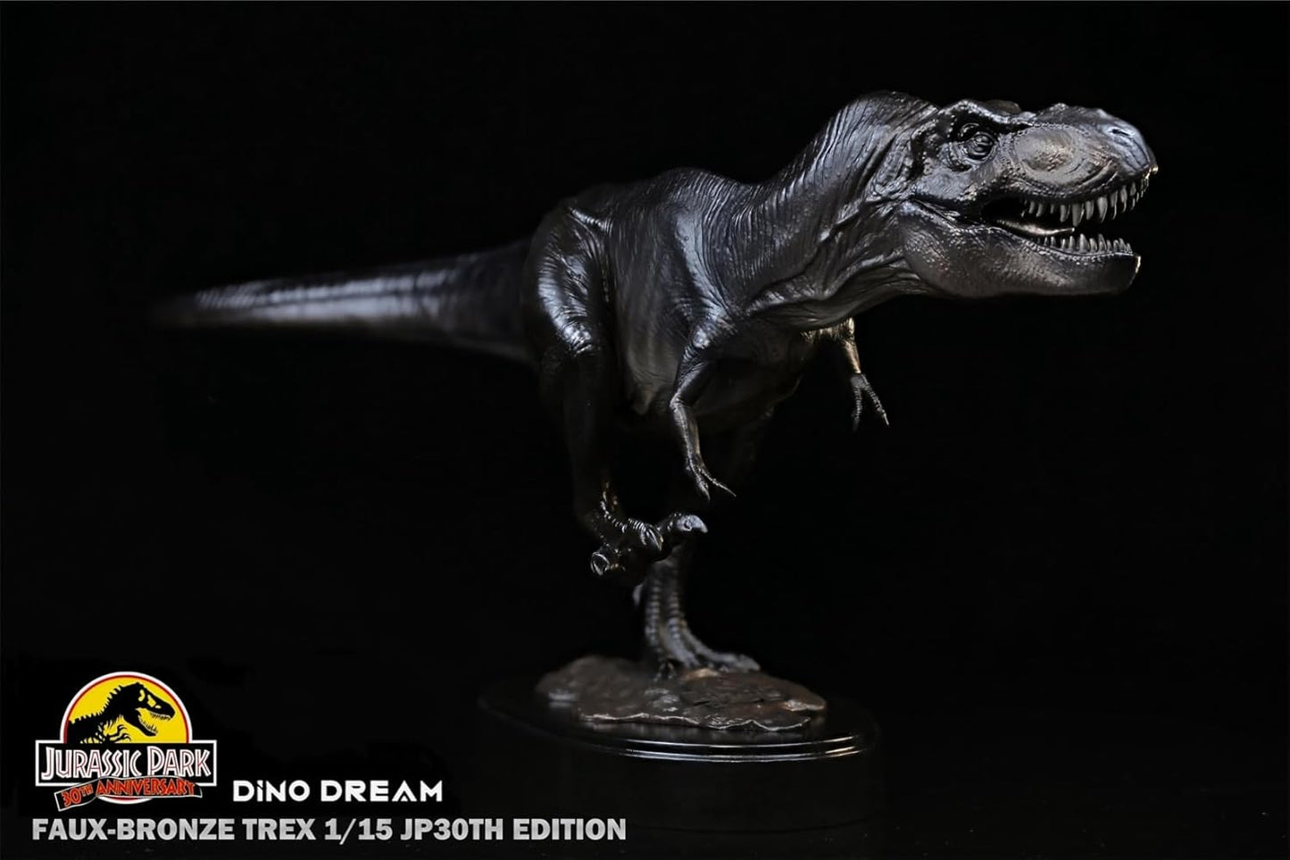 DINO DREAM 30周年記念モデル 1/15 サイズ ティラノサウルス フィギュア Tレックス Ｔ-REX 68cm級 大きい 肉食 恐竜 台座付け リアル 銅像 樹脂 プラモデル 模型 塗装済 置物