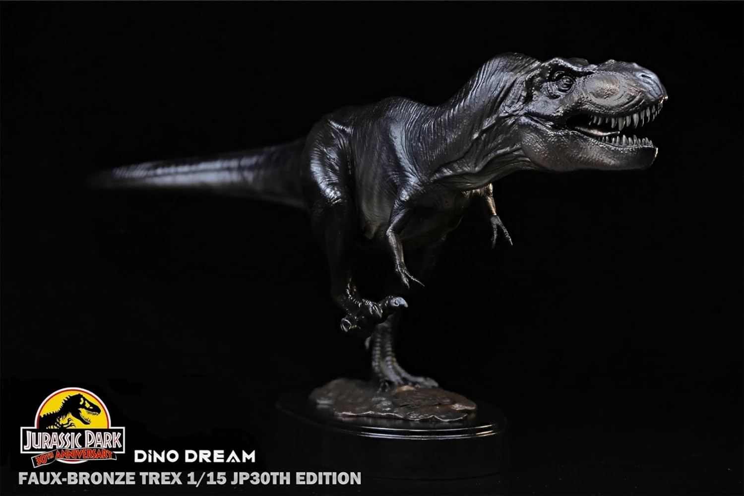 DINO DREAM 30周年記念モデル 1/15 サイズ ティラノサウルス フィギュア Tレックス Ｔ-REX 68cm級 大きい 肉食 恐竜 台座付け リアル 銅像 樹脂 プラモデル 模型 塗装済 置物