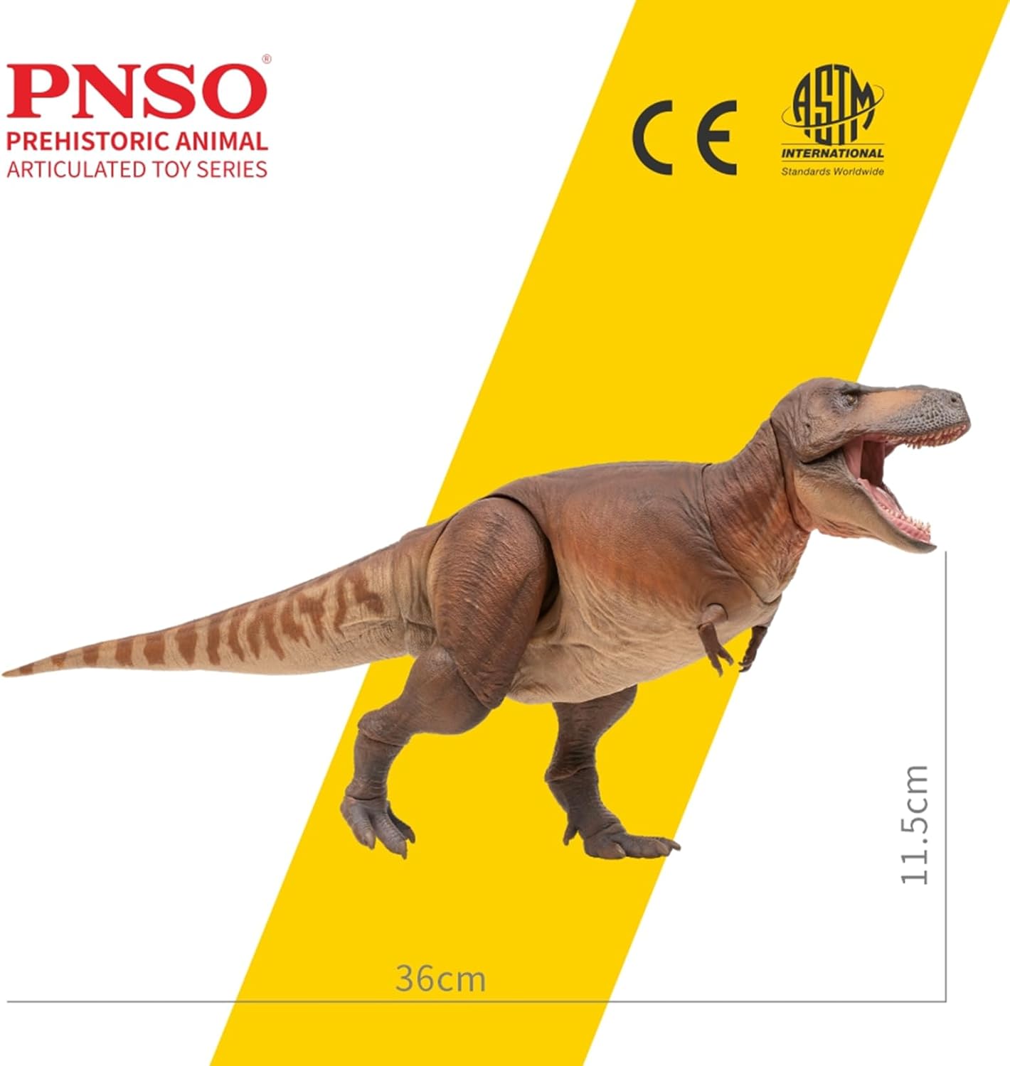 PNSO 1/35 サイズ ティラノサウルス フィギュア 36cm級 関節可動 口