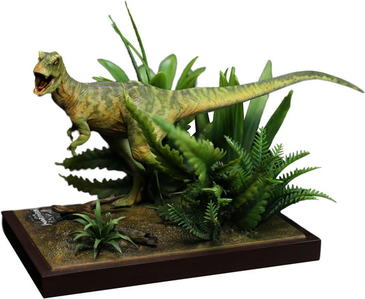 DINO DREAM 1/30 サイズ ティラノサウルス 幼体 フィギュア 中生代白亜紀 肉食 恐竜 16.5cm級 ティラノサウルス属 リアル 樹脂 プラモデル おもちゃ 模型 シーン 情景セット 塗装済 完成品 置物