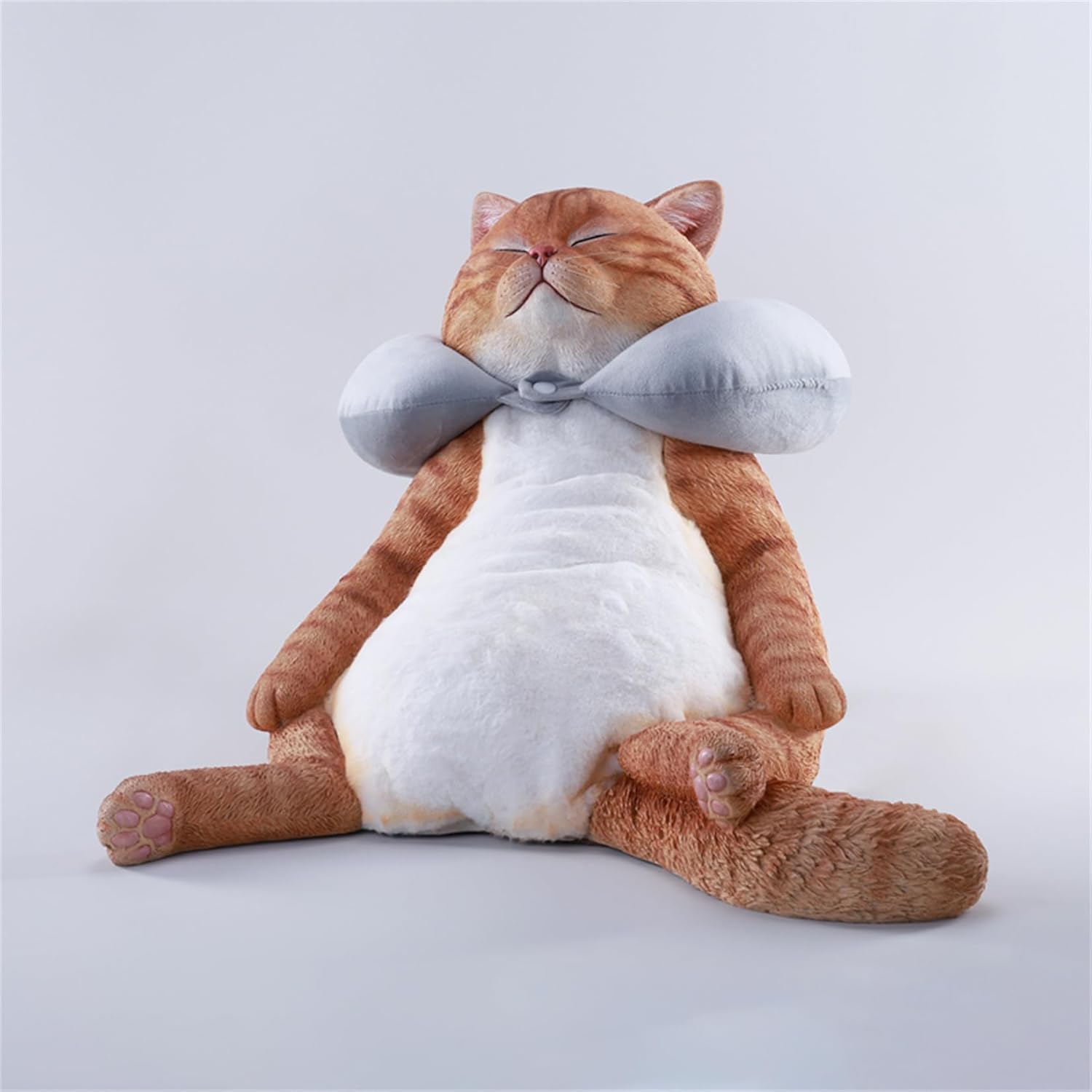 JXK 猫 お昼寝中の猫 ねむねこ 可愛い ネコ 動物 リアル フィギュア 樹脂 プラモデル 模型 47cm級 完成品 ネコ好き 置物 (JXK287A)