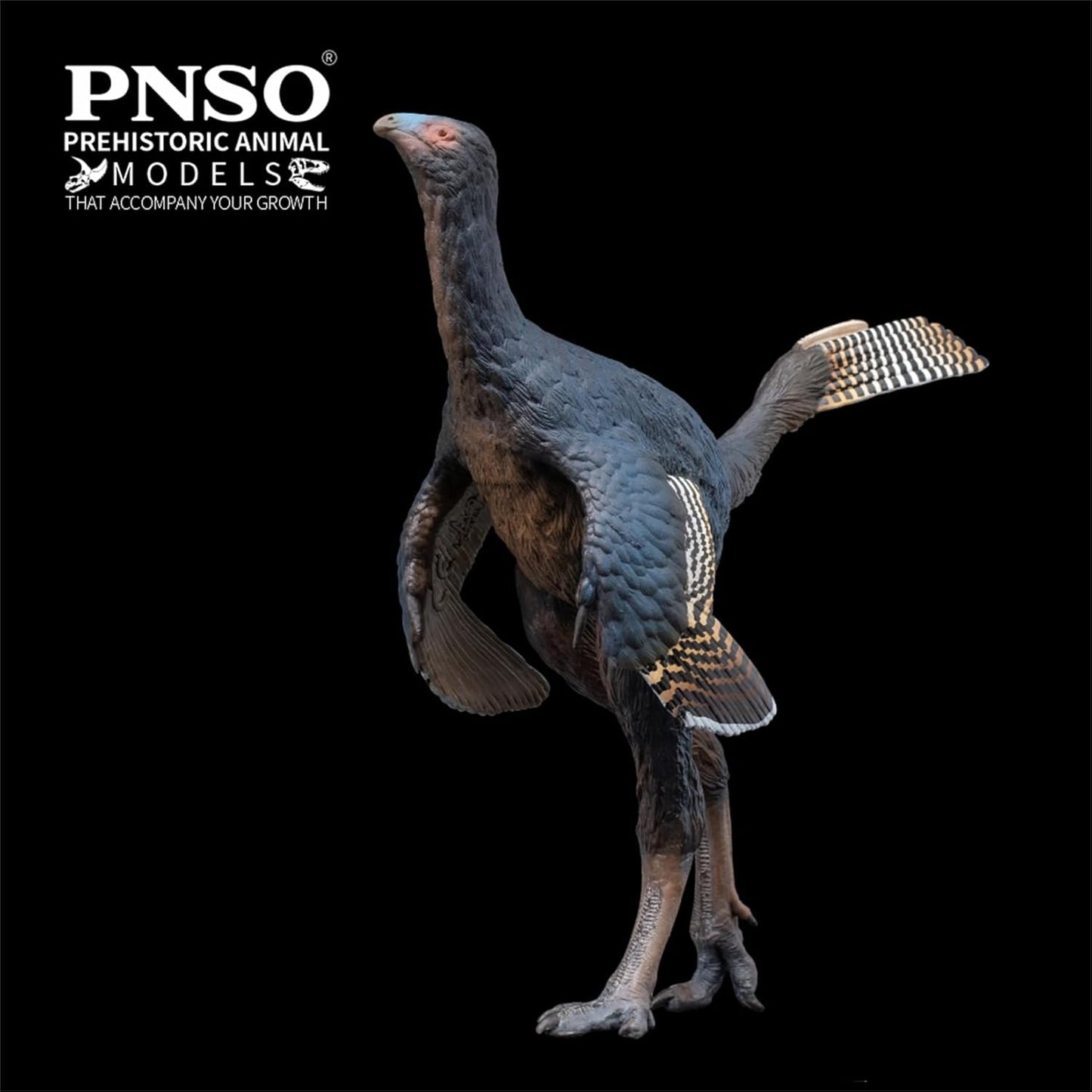 PNSO 成長シリーズ 93 カウディプテリクス フィギュア コエルロサウルス類 羽毛恐竜 白亜紀 13.2cm級 恐竜 PVC おもちゃ 模型