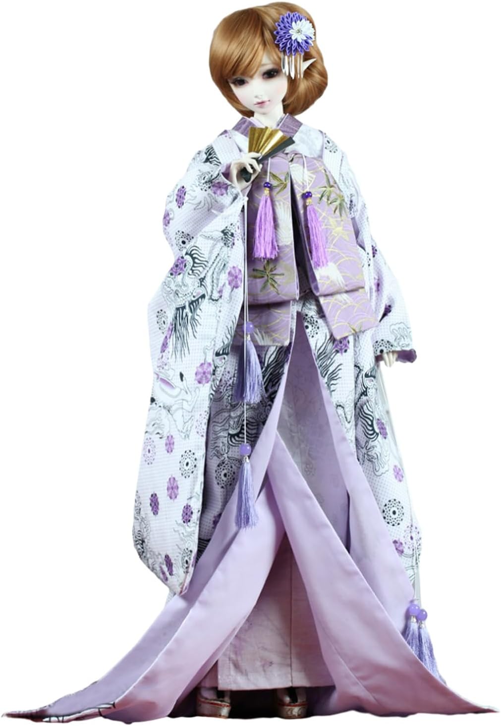 蘭亭集夢 1/3 1/4 1/6 スケール BJD 人形服 花魁 花嫁 昶弥 女の子 着物 晴れ着 8点セット 振袖 着物 和柄 人形服 着せ替え 服 仮装 服セット
