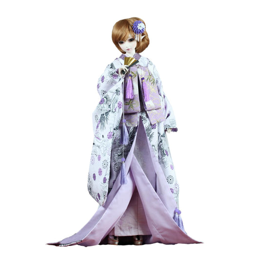 蘭亭集夢 1/3 1/4 1/6 スケール BJD 人形服 花魁 花嫁 昶弥 女の子 着物 晴れ着 8点セット 振袖 着物 和柄 人形服 着せ替え 服 仮装 服セット